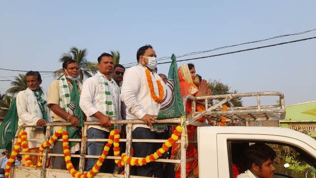 ପ୍ରଚାର କଲେ ପୂର୍ବତନ ବିଧାୟକ