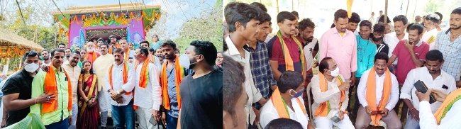 ରାଜନେତାଙ୍କ ଭିଡ ଜମିଲା