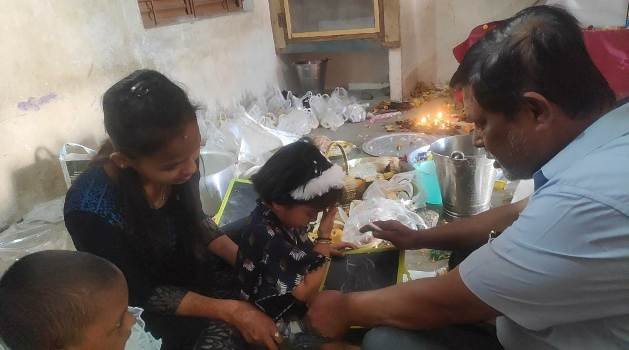 ଶ୍ରୀପଞ୍ଚମୀରେ ପାଳିତ ହେଲା ଶିକ୍ଷାରମ୍ଭର ଆଦ୍ୟସୋପାନ "ଖଡିଛୁଆଁ"