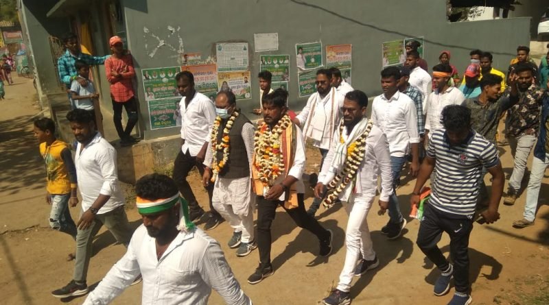 କଂଗ୍ରେସ ପ୍ରାର୍ଥୀଙ୍କ ନିମନ୍ତେ ଜୋରଦାର ପ୍ରଚାର କଲେ ସାନଖେମୁଣ୍ଡି ବିଧାୟକ