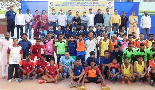 ପଞ୍ଚମ ରାଜ୍ୟ ନରେନ୍ଦ୍ର ଜେନା ସ୍ମାରକୀ ଫୁଟ୍‌ବଲ ଟେନିିସ୍ ପ୍ରତିଯୋଗିତା ଉଦ୍‌ଘାଟିତ