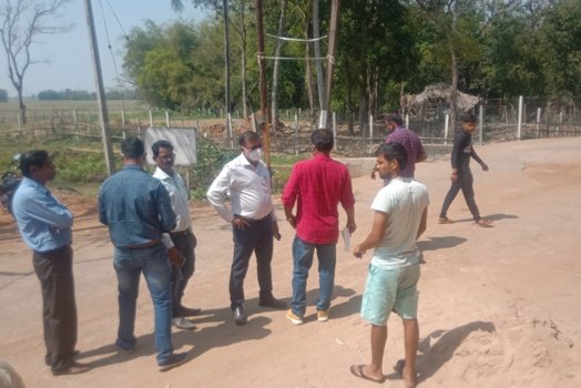 ଧାନମଣ୍ଡି ପରିଦର୍ଶନ କଲେ ବରିଷ୍ଠ ଅଧିକାରୀ