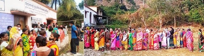 ବ୍ଲକରେ ଶାନ୍ତିପୂର୍ଣ୍ଣ ଭାବେ ମତଦାନ