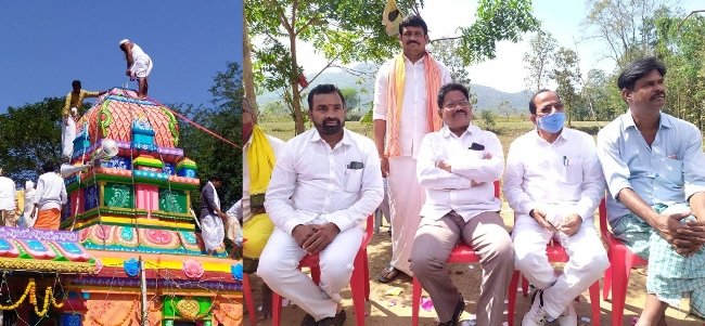 ମନ୍ଦିର ପ୍ରତିଷ୍ଠା ଉତ୍ସବରେ ବିଧାୟକ