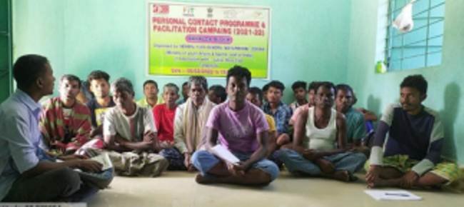ନେହେରୁ ଯୁବ କେନ୍ଦ୍ର ସଂଗଠନ ପକ୍ଷରୁ ବ୍ୟକ୍ତିଗତ ସମ୍ପକ ଅଭିଯାନ