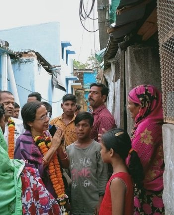 ୧୦ ନମ୍ବର ୱାର୍ଡରେ କଂଗ୍ରେସ ପ୍ରାର୍ଥୀ ତୁଳସୀଙ୍କ ପ୍ରଚାର ଯୋରଦାର