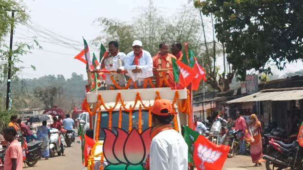 ରାଇରଙ୍ଗପୁର ପୌର ନିର୍ବାଚନ ରେ ବିଜେପିର ମାରାଥନ୍ ପ୍ରଚାର