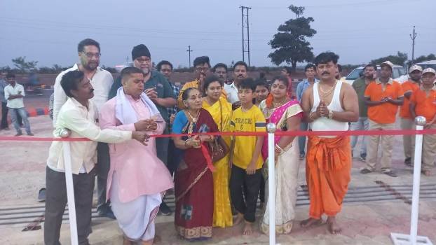 ତାମ୍ପରା ନିକଟ ଜାତୀୟ ରାଜପଥ କଡରେ ପେଟ୍ରୋଲ ପମ୍ପ୍ ଉଦଘାଟିତ 