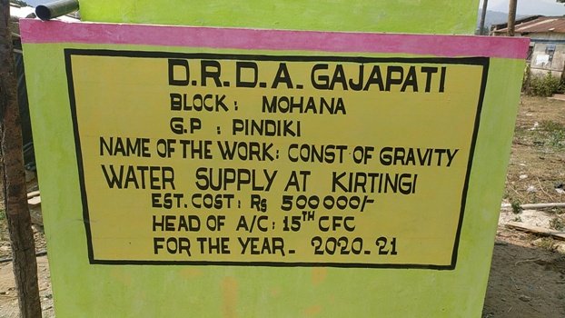 ଲୋକଙ୍କୁ ମିଳୁନି ପାନୀୟ ଜଳ : କାମ ନ ସରୁଣୁ ଫଳକ ଲେଖା ସରିଛି