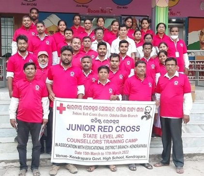 ଜୁନିଅର ରେଡକ୍ରସ ତାଲିମ ଶିବିର ଉଦଯାପିତ