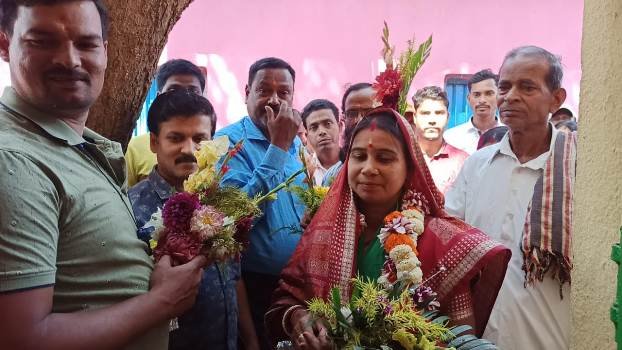 ଦାୟିତ୍ୱ ଗ୍ରହଣ କଲେ ଢ଼େଙ୍କା ପଞ୍ଚାୟତର ସରପଞ୍ଚ