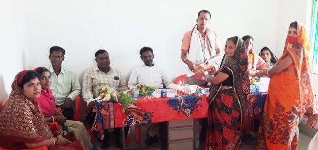 ମିଶନ ଶକ୍ତି ପକ୍ଷରୁ ନବନିର୍ବାଚିତ ସରପଞ୍ଚଙ୍କୁ ସ୍ୱାଗତ ସମ୍ବର୍ଦ୍ଧନା