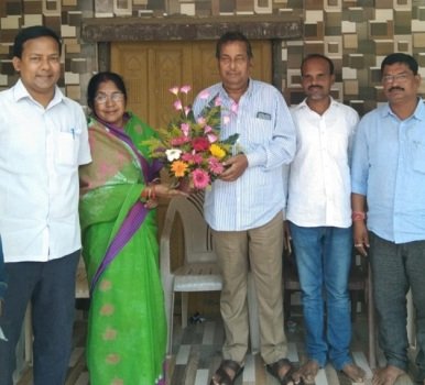 ନବନିର୍ବାଚିତ ଜିଲ୍ଲା ପରିଷଦ ସଭାପତିଙ୍କୁ ସ୍ୱାଗତ