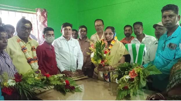 ପନ୍ଦାଡୋ ପଞ୍ଚାୟତ ଭାର ସମ୍ଭାଳିଲେ ସଶ୍ମିତା