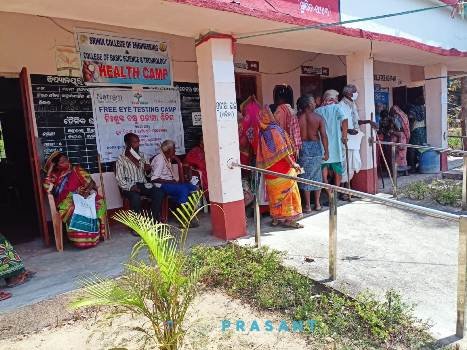 ଶ୍ରୀନିକ୍ସ ଗ୍ରୁପ ଶିକ୍ଷାନୁଷ୍ଠାନ ପକ୍ଷରୁ ନିଃଶୁଳ୍କ ସ୍ୱାସ୍ଥ୍ୟ ଶିବିର