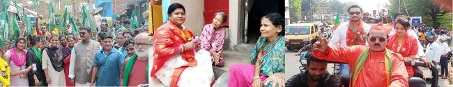 ପାରଳା ପୌର ନିର୍ବାଚନ : ୩ପ୍ରମୁଖ ଦଳର ପ୍ରଚାରରେ ଦୁଲିକିଲା ସହର