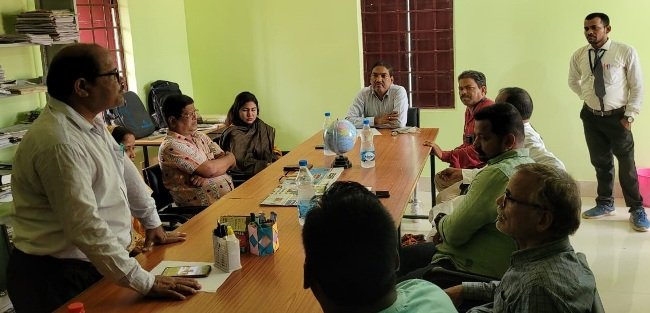 ବିଦ୍ୟାଳୟର ଉନ୍ନୟନ କାର୍ଯ୍ୟର ସମିକ୍ଷା ବୈଠକ