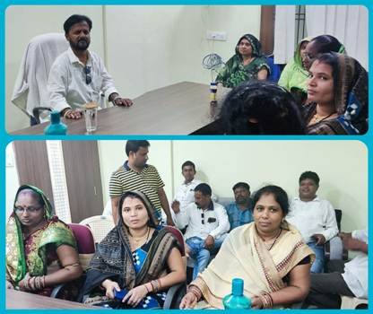 ହୋମ ଓ ପୂଜାର୍ଚ୍ଚନା ପରେ ନିଜ କାର୍ଯ୍ୟାଳୟରେ ପ୍ରବେଶ