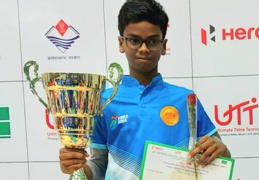 ବିଶ୍ୱ ଟେବୁଲ ଟେନିସ ରେ ଜଲୱା ଦେଖେଇବେ ତିର୍ତ୍ତୋଲ ମାଟିର ପୁଅ ସାର୍ଥକ