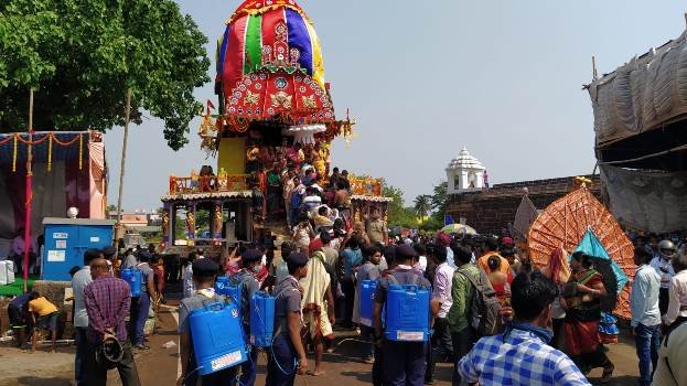 ସ୍କାଉଟସ୍ ଏବଂ ଗାଇଡସ୍ ଦ୍ୱାରା ଅଶୋକାଷ୍ଟମୀ ଓ ରାମନବମୀ ସେବା ଶିବିର