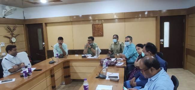 କ୍ଷେତ୍ର ପରିଦର୍ଶନ ସହ ଆକାଂକ୍ଷୀ ଜିଲ୍ଲାର ସମୀକ୍ଷା ବୈଠକ