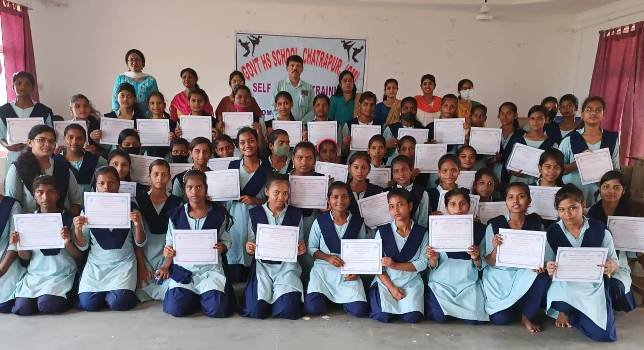 ଆତ୍ମ ସୁରକ୍ଷା କୌଷଳ ତାଲିମ ଶିବିର ଉଦଯାପିତ