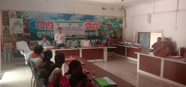 ଶିଶୁ ସୁରକ୍ଷା ଏବଂ ବାଲ୍ୟବିବାହ ନିରୋଧ ସମ୍ବନ୍ଧୀୟ ତାଲିମ ଶିବିର : ତାଲିମ ନେଲେ ପଞ୍ଚାୟତ ପ୍ରତିନିଧିଗଣ