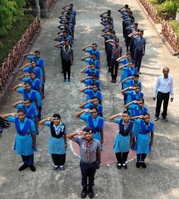 ସ୍କାଉଟ ରୋଭେର ରେଞ୍ଜର ୟୁନିଟର ଦୀକ୍ଷା ଗ୍ରହଣ ଉତ୍ସବ