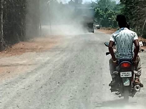 ବରହମପୁର-ଶିଆଳିଆ ରାସ୍ତା କାର୍ଯ୍ୟ ନିମ୍ନମାନର