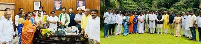 ଡ.ତିରୁପତି ପାଣିଗ୍ରାହୀଙ୍କ ନେତୃତ୍ୱରେ ନବନିର୍ବାଚିତ ପ୍ରତିନିଧିମାନେ ଭେଟିଲେ ମନ୍ତ୍ରୀ ପ୍ରତାପ ଜେନାଙ୍କୁ