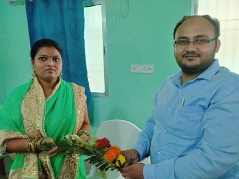 ଛତ୍ରପୁର ବ୍ଲକର ନିବ ନିର୍ବାଚିତ ଅଧ୍ୟକ୍ଷା କିରନ କୁମାରୀ ଦାସଙ୍କ ଦାୟିତ୍ୱ ଗ୍ରହଣ