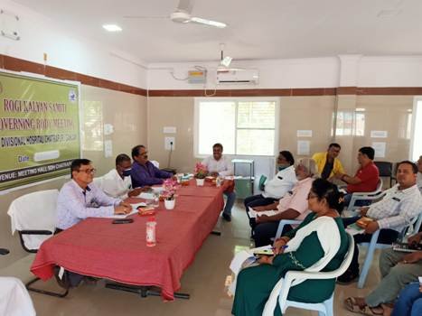 ଛତ୍ରପୁର ଉପଖଣ୍ଡ ଡାକ୍ତରଖାନାର ରୋଗୀ କଲ୍ୟାଣ ସମିତି ବୈଠକ