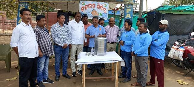 କୋଣାର୍କ ସେବା ସଂଗଠନ ପକ୍ଷରୁ ଖୋଲିଲା ଜଳଛତ୍ର