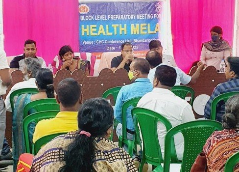 ସ୍ଵାସ୍ଥ୍ୟ ଶିବିର ପାଇଁ ପ୍ରସ୍ତୁତି ବୈଠକ