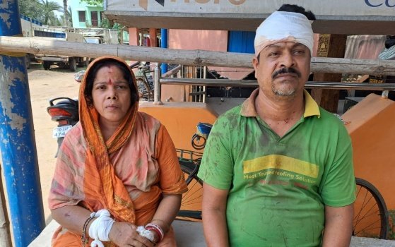 ଦମ୍ପତିଙ୍କୁ ମାରଣାତ୍ମକ ଆକ୍ରମଣ