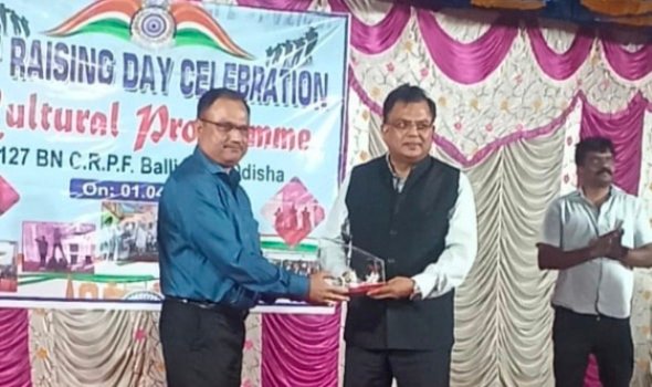 ବାଲିଗୁଡା :୧୨୭ ବାଟାଲିୟନର ୩୨ ତମ ସ୍ଥାପନା ଦିବସ 