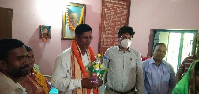 ଇନ୍ଦୁପୁର ସରପଞ୍ଚଙ୍କୁ ସମ୍ବର୍ଦ୍ଧନା