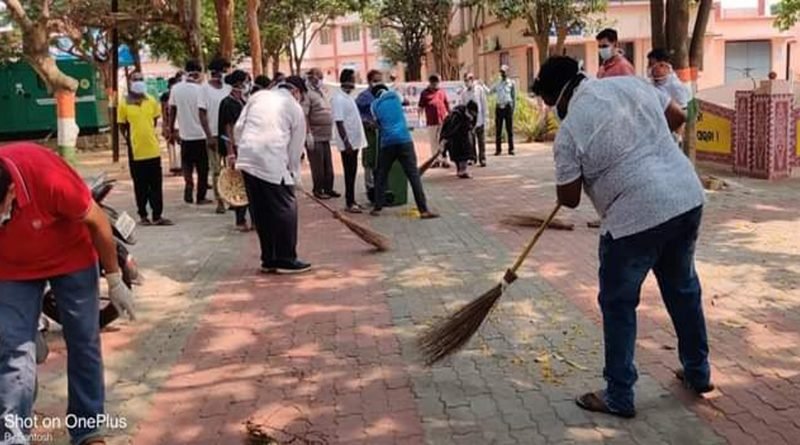 ରୋଟାରୀ କ୍ଲବ ତରଫରୁ ମେଡିକାଲରେ ସଫେଇ କାର୍ଯ୍ୟ
