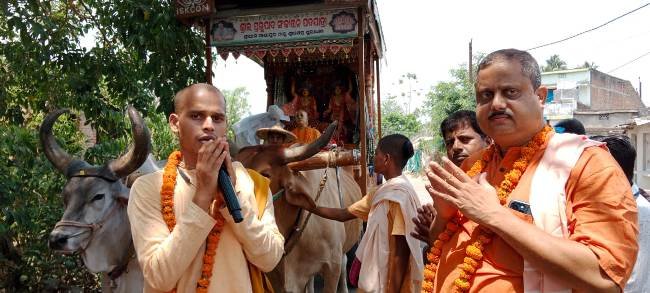 ଇସ୍କନ ପ୍ରଭୁପାଦ ସଂକୀର୍ତ୍ତନ ପଦଯାତ୍ରାକୁ ଭବ୍ୟ ସ୍ୱାଗତ