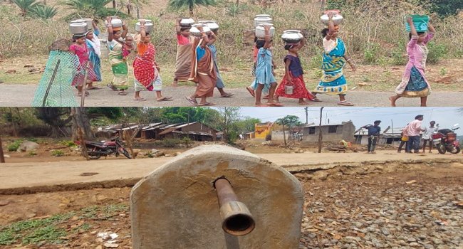 ଡମ୍ବଡିହ ଗ୍ରାମବାସୀଙ୍କ ଶୋଷ ମେଣ୍ଟାଉଛି ଝରଣା