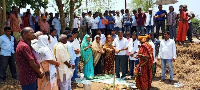 ଶ୍ରୀ ରାମେଶ୍ୱର ମନ୍ଦିର ଯିବା ରାସ୍ତାରେ ମୁଖ ଦ୍ୱାର ନିର୍ମାଣ ପାଇଁ ଭୂମିପୂଜା