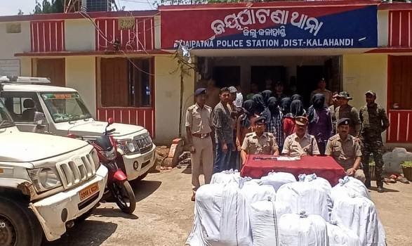 ବିପୁଳ ଗଞ୍ଜେଇ ଜବତ ୧୦ କୋର୍ଟ ଚାଲାଣ