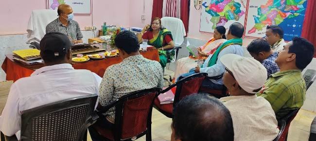 ଜିଲ୍ଲା ପରିଷଦ ଅଧ୍ୟକ୍ଷା ଭାରତୀ ହାଁସଦାଙ୍କ ବିଶୋଇ ବ୍ଲକ ପରିଦର୍ଶନ