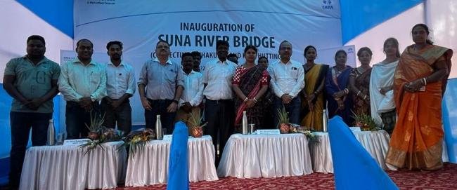 ଟାଟାଷ୍ଟିଲ ପକ୍ଷରୁ ଯୋଡ଼ା ବାସିନ୍ଦାଙ୍କ ଉଦେ୍ଦଶ୍ୟରେ ସୁନା ନଦୀ ସେତୁ ଉତ୍ସର୍ଗୀକୃତ