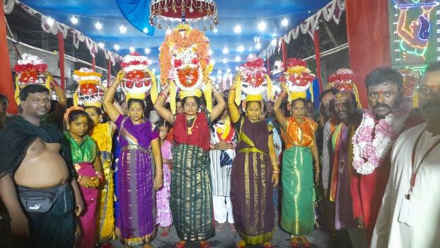 ଠାକୁରାଣୀ ଯାତ୍ରା ଦଶମ ଦିନରେ : ଚର୍ଚ୍ଚ ରୋଡ଼ ଅଂଚଳ କୁ ବୁଲି ଭୋଗ ଗ୍ରହଣ କଲେ ମା ରାମାୟାଣାମ୍ମା ଠାକୁରାଣୀ 