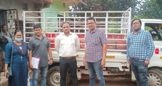 ବେଆଇନ ଗଛିତ ଗ୍ୟାସ ରଖିଥିବା ଗୋଦାମରେ ଚଢ଼ାଉ