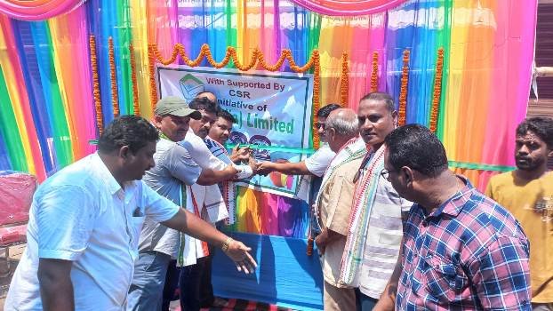 ଗ୍ରୀଷ୍ମ ପ୍ରବାହକୁ ଦୃଷ୍ଟିରେ ରଖି ୟୁଥ ମାସ ସେବା ସଂଘ ପକ୍ଷରୁ ଜଳ ଛତ୍ର ଖୋଲିଲା