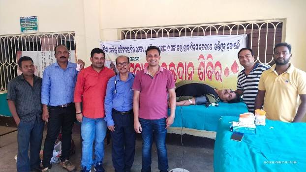 ମୟୁରଭଞ୍ଜ କେମିଷ୍ଟ ଓ ଡ୍ରଗିଷ୍ଟସ ଆସୋସିଏସନ କରଞ୍ଜିଆ ଶାଖା ଦ୍ୱାରା ରକ୍ତଦାନ ଶିବିର ଆୟୋଜିତ