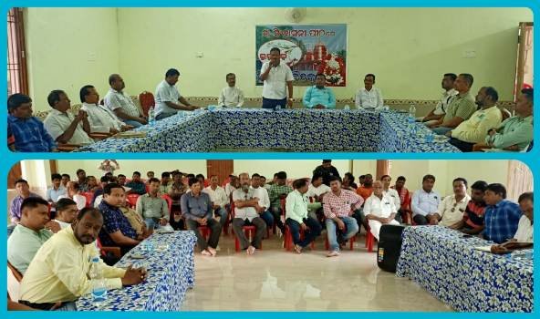 ମା' ସିଂହାସିନୀ ପୀଠରେ ରଜ ପର୍ବ ପାଇଁ ପ୍ରସ୍ତୁତି ବୈଠକ