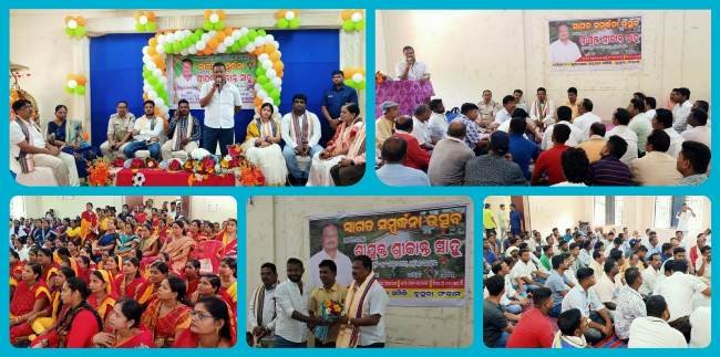 ବୁଗୁଡାରେ ଶ୍ରମ ମନ୍ତ୍ରୀଙ୍କୁ ଭବ୍ୟ ସ୍ୱାଗତ ସମ୍ବର୍ଦ୍ଧନା